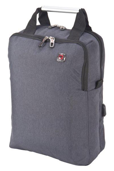 תיקי גב סוויס - תיק צד סוויס תיק גב/ יד  SWISS GLOBAL BAG  בייס  דגם 150110-2 SWISS BASE 