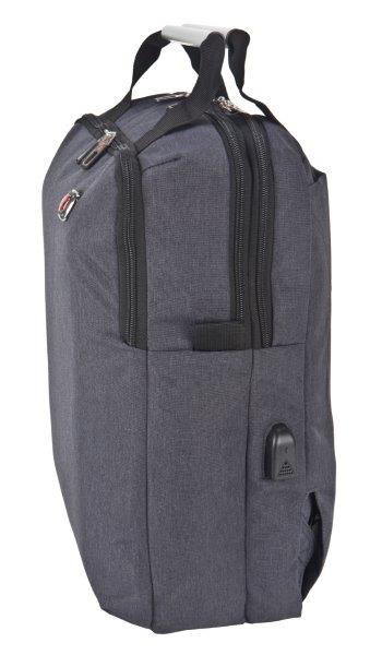 תיקי גב סוויס - תיק צד סוויס תיק גב/ יד  SWISS GLOBAL BAG  בייס  דגם 150110-2 SWISS BASE 
