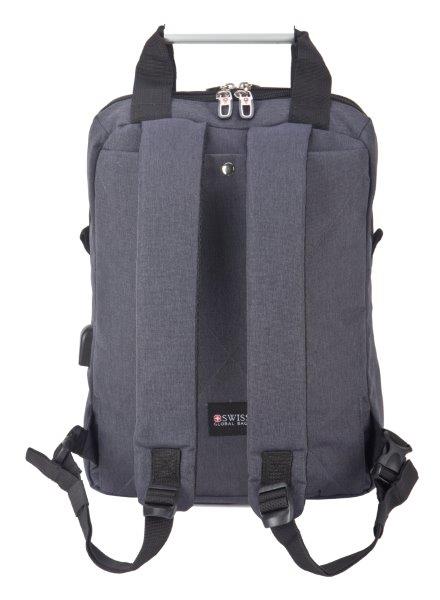 תיקי גב סוויס - תיק צד סוויס תיק גב/ יד  SWISS GLOBAL BAG  בייס  דגם 150110-2 SWISS BASE 