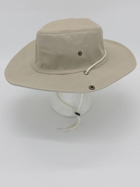 כובע רחב שוליים פוליאסטר - כובע אוסטרלי | כובע רחב שוליים אוסטרלי  | כובע טיולים אוסטרלי | כובע אוסטרלי ממותג | כובע רחב שוליים ממותג