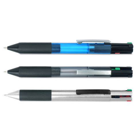 עט מחליף צבעים – קואטרו | עט קווטרו | עט מחליף צבעים | עט קווטרו כולל לוגו | עט ממותג קואטרו | עט 4 צבעים