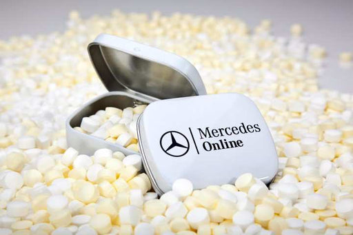 מוצרי פרסום ומתנות - גימיקים - קופסת סוכריות | GT2105 קופסת סוכריות -ארקה | סוכריות ממותגות בקופסת פח | קופסת פח ממותגת עם סוכריות | GT2113 קופסת סוכריות – אסטי