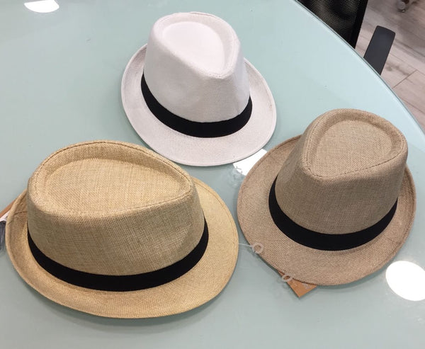 ג'מייקה - מגבעת מעוצבת עשויה קש מק"ט: KR2218 | כובע קש לגבר | כובע קש | מגבעת קש