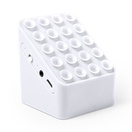 רמקול בלוטוס נטען עם מעמד וואקום לנייד | מעמד רמקול לנייד | מעמד וואקום לסלולרי | מעמד ממותג לנייד עם רמקול | רמקול לגו