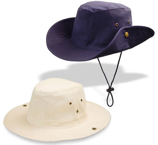 כובע רחב שוליים פוליאסטר - כובע אוסטרלי | כובע רחב שוליים אוסטרלי | כובע טיולים אוסטרלי | כובע אוסטרלי ממותג | כובע רחב שוליים ממותג