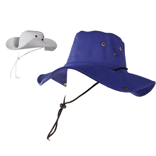 כובע רחב שוליים פוליאסטר - כובע אוסטרלי | כובע רחב שוליים אוסטרלי | כובע טיולים אוסטרלי | כובע אוסטרלי ממותג | כובע רחב שוליים ממותג