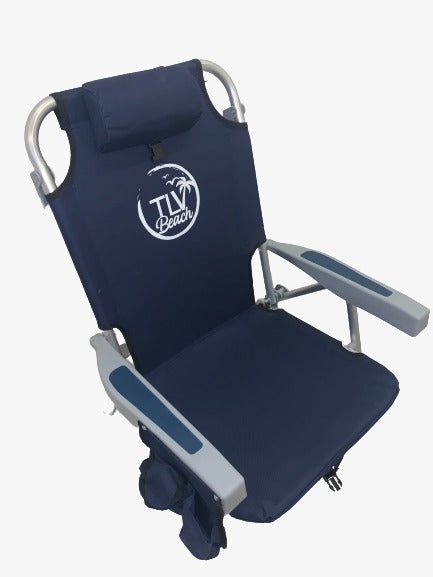 כיסא אלומיניום | כיסא מתקפל| כיסא חוף מתקפל עם רצועות גב | כיסא פקניק | כיסא ים עם צידנית | כיסא טומי בהמה | כיסא ים איכותי || כיסא ים ממותג