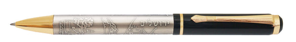 סדרת JODAICA עט יוקרתית תבליט ירושלים