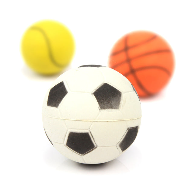 כדורי גומי במגוון ענפי הספורט כדור גומי כדורגל כדור גומי כדור סל כדור גומי טניס כדור גומי קוטר 6 ס"מ 