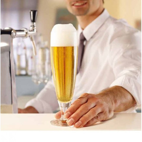 כוס זכוכית לבירה , 0.3 ליטר, תוצרת אירופה.
