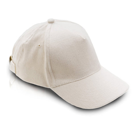 כובע מצחיה, 5 פאנל, 100% כותנה סרוקה