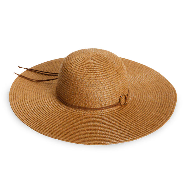 קאריביים - כובע קש מעוצב רחב שוליים כובע קש מעוצב רחב שוליים 59 ס"מ  מק"ט: KR2217 | כובע קש רחב שוליים | כובע קש לאישה | 