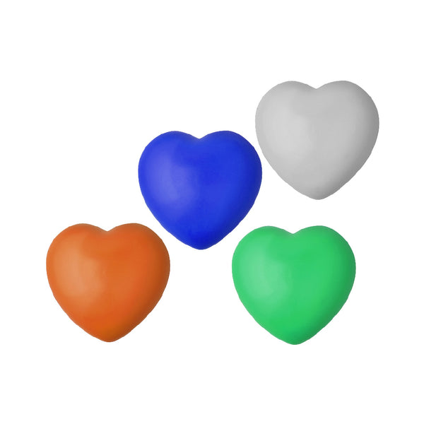 סטרס בול לב | כדור כח בצורת לב | לב כדור כח ממותג | כדור לחץ ממותג