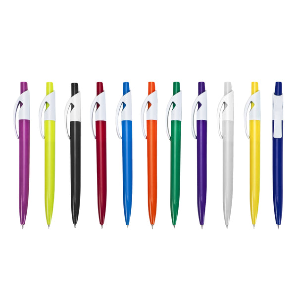 מק"ט: PE6010  עט ג’ל, קליפס לבן, גוף פלסטיק צבעוני, מילוי ג’ל 0.7 מ”מ, Free Flow מקורי, מגנון לחיצה. | עט פלסטיק גולל לוגו  | עט פלסטיק ממותגת | עט פגסוס ממותגת | עט סופט ממותגת | עט סופט לפרסום | עט פגסוס לפרסום  | עט פגסוס 