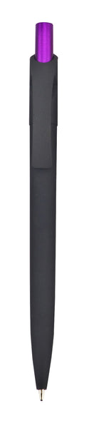 לואיז בלק - עט ג'ל,גוף פלסטיק, גימור גומי, לחצן מטלי צבעוני ראש סיכה - עט פגסוס - עט ג'ל - עטים עם לוגו עטים לפרסום