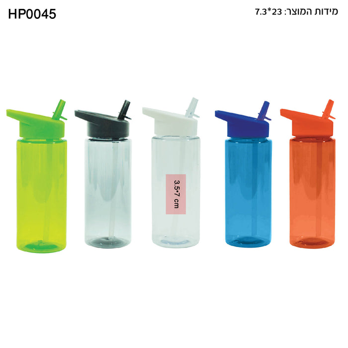 מק"ט: HP0045 בקבוק שתיה פייה עם קש – מילר | בקבוק שתיה ממותג | בקבוק ספורט ממותג| בקבוק ספורט עם קשית | בקבוק ספורט שקוף ממותג