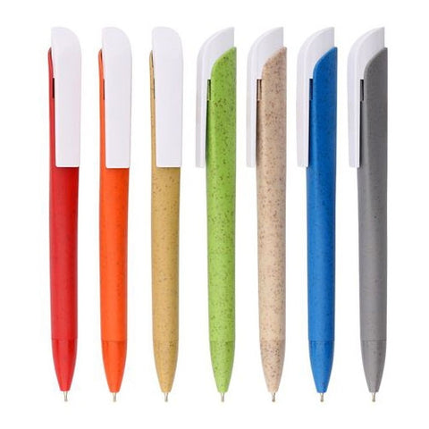 עטים ממוחזרים העשויים מחיטה ותירס עט ממוחזר עט ממוחזר  עם לוגו עטים ממוחזרים לפרסום 