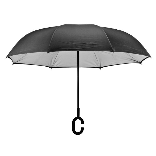 מוצרי חורף מטריה הפוכה ממותגת | מטריה כסופה הפוכה | מטריה הפוכה לפרסום | מטריה הפוכה 23 אינץ' מטריה שמים הפוכה | מטריה מתהפכת | מטריה מתהפכת עם מיתוג