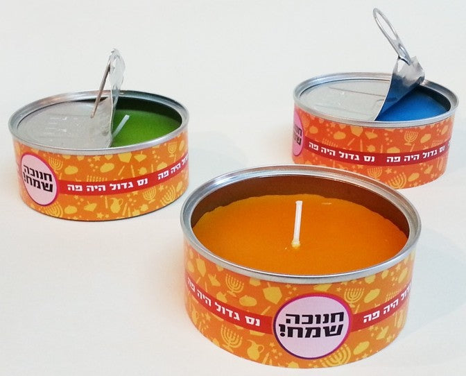 פחיות ממותגות קופסאת שימורים ממותגת פרוצס - פחית מעוצבת -  פחית ממותגת עם עוגיות מזל
