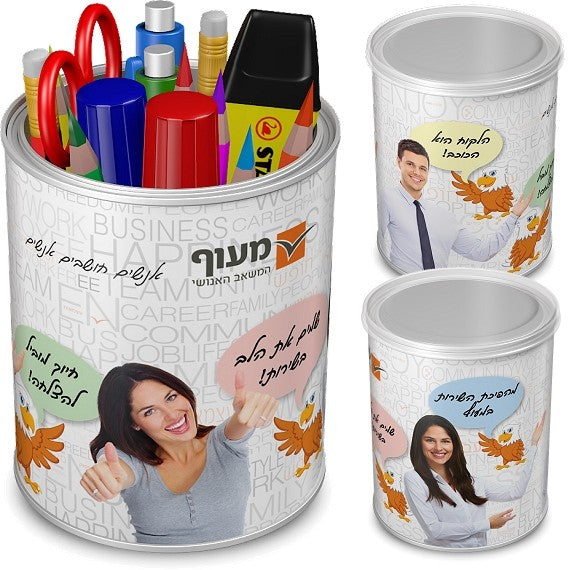 מעמד לכלי כתיבה - לוח מודעות מגנטי