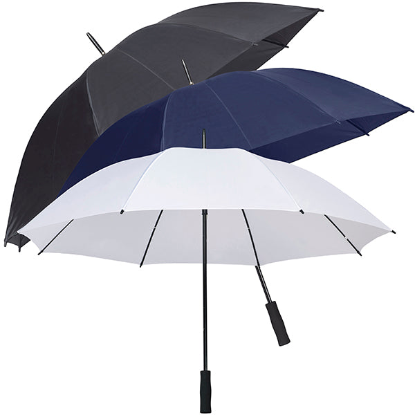 מטרייה ג'מבו "27 - פתיחה אוטומטית , זרועות סיליקון , ידית ספוג | מטריה ידית ישרה 27 אינץ | מטריה 27 אינץ' לפרסום |