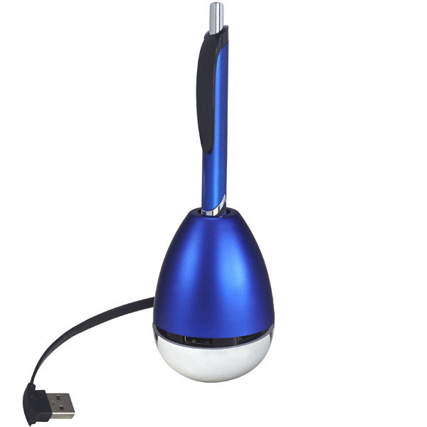 עט מפצל USB 2.0 במעמד מתנדנד כולל עט
