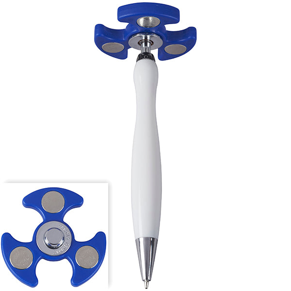 ספינר" עט פלסטיק ראש כדורי להפגת מתחים | עט ספינר | עט ספינר ממותג |
