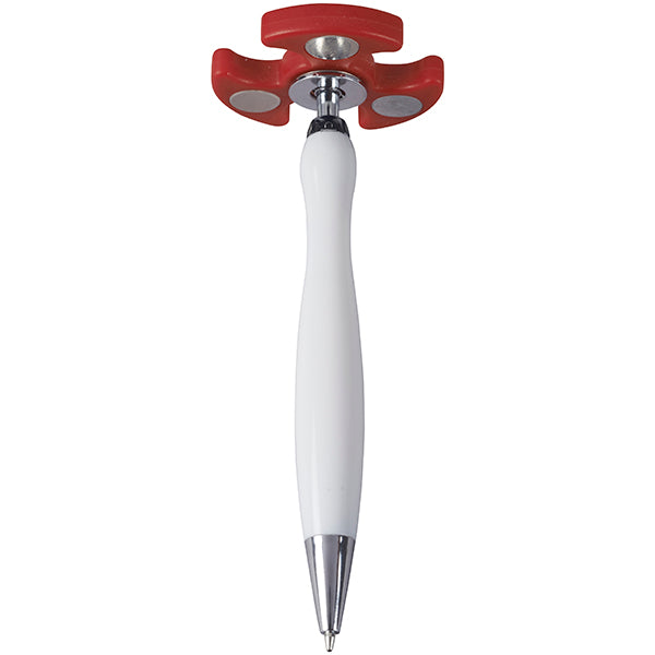 ספינר" עט פלסטיק ראש כדורי להפגת מתחים | עט ספינר | עט ספינר ממותג |