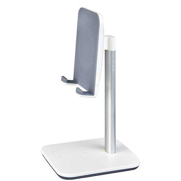 מעמד שולחני מתכתי מהודר מתכוונן לטלפונן נייד וטאבלט