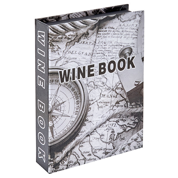 מארז מתנה לאביזרי יין | מארז ספר עם אביזרי יין | סט אביזרי יין בארזת מתנה | מארז אביזרים 4 חלקים ליין באריזת מתנה מעוצבת בצורת ספר