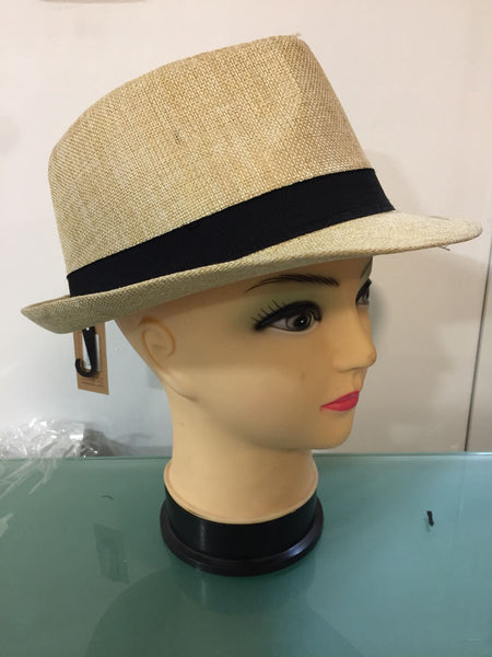 ג'מייקה - מגבעת מעוצבת עשויה קש מק"ט: KR2218 | כובע קש לגבר | כובע קש | מגבעת קש