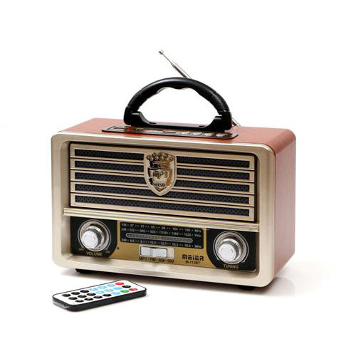 רמקול רטרו רדיו , רדיו וינטז' רדיו בעיצוב של פעם , רדיו רטרו בעיצוב של פעם