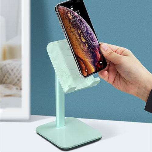 מעמד שולחני מתכתי מהודר מתכוונן לטלפונן נייד וטאבלט