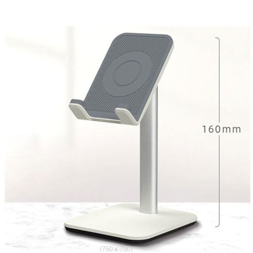 מעמד שולחני מתכתי מהודר מתכוונן לטלפונן נייד וטאבלט