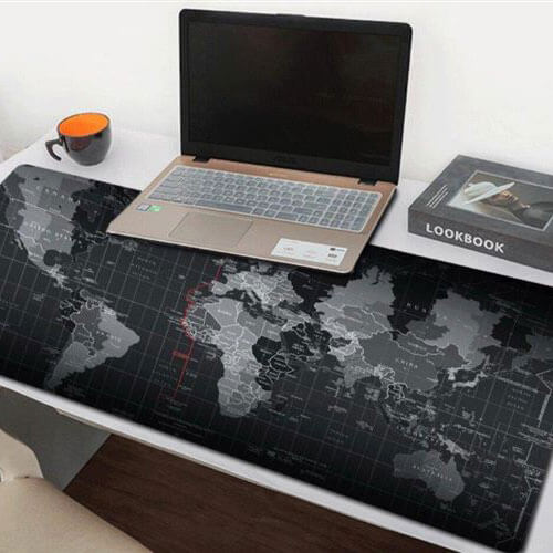 MAPPAD מק"ט 8088 משטח לעכבר מפת עולם פד עכבר מפת עולם