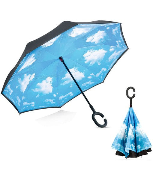 מוצרי פרסום ומתנות - מוצרי חורף - מטריות ממותגות לפרסום -מטריה הפוכה - מטריה מתקפלת | מטריה מתהפכת ממותגת